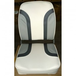 Кресло 1001001 (цвет белый/т. серый/серый)