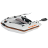 Моторно-гребная лодка Kolibri КМ-200 (слань-книжка)