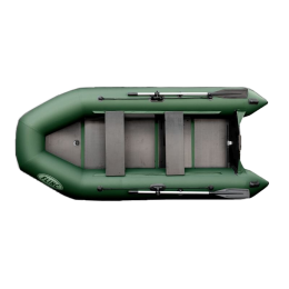 Надувная лодка ПВХ FLINC FT340K оливковый