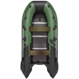 Надувная  лодка Ривьера Компакт 3200 СК Комби зеленый/черный