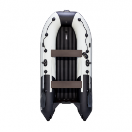 Надувная лодка Ривьера 3200 НДНД "Комби" светло-серый/черный