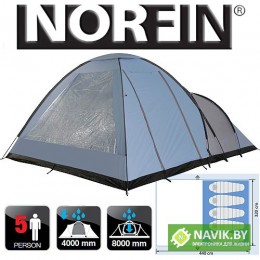 Палатка кемпинговая Norfin ALTA 5 NFL