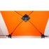 Зимняя палатка Пингвин Mr. Fisher 200 (2-сл) вшитый пол на липучке 200*200 (бело-оранжевый) + чехол