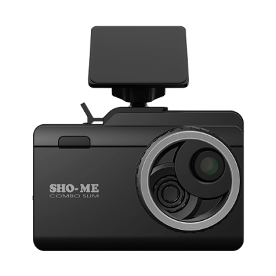 Автомобильный видеорегистратор с антирадаром SHO-ME Combo Slim