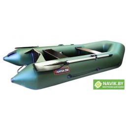 Надувная моторно-гребная лодка Хантер 290 P зеленая