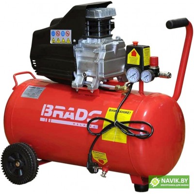 Воздушный компрессор Brado IBL50B 1,8 кВт/220В 50 л